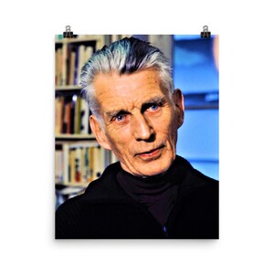 Impression d&#39;affiche de Samuel Beckett