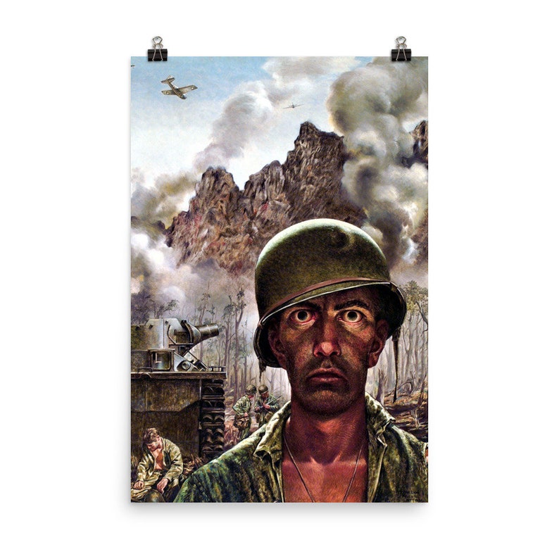 2000 Yard Stare by Tom Lea Poster Print
