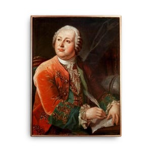 Mikhail Lomonosov Canvas Print – Canvas Wall Art