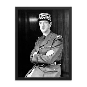 Charles de Gaulle Framed Print