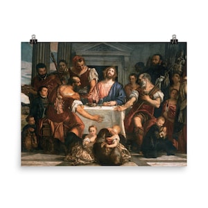 Supper at Emmaus by Paolo Veronese Poster Print