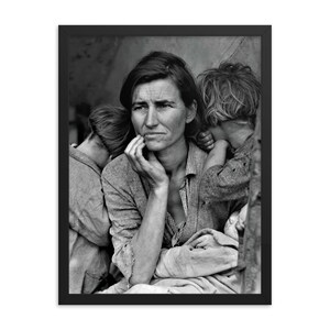 Migrant Mother by Dorothea Lange Framed Print