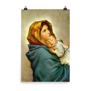 The Madonna of the Street By Roberto Ferruzzi  Poster Print
