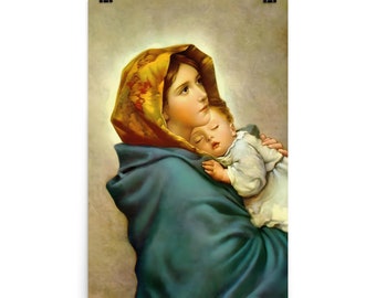 The Madonna of the Street By Roberto Ferruzzi  Poster Print