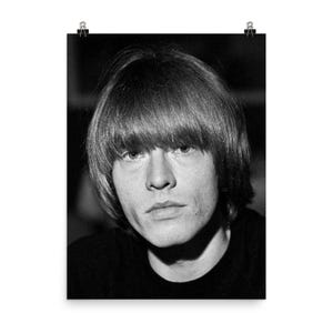 Brian Jones Poster: Vintage Rock Decor for Rolling Stones Fans