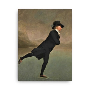 The Skating Minister by Henry Raeburn Canvas Print - Canvas Wall Art
