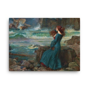 Miranda - The Tempest By John William Waterhouse Canvas Print - Canvas Wall Art