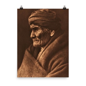 Portrait of Geronimo Poster Print