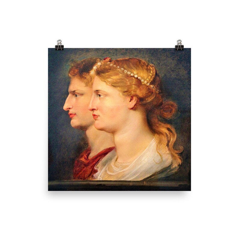 Agrippina and Germanicus by Peter Paul Rubens Poster Print