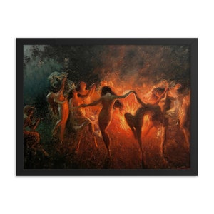 Fire Dance by Joseph Tomanek Framed Print