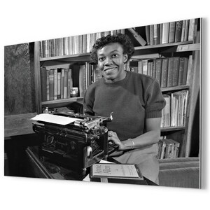 Gwendolyn Brooks Metal Print: Literary Icon Portrait Wall Art