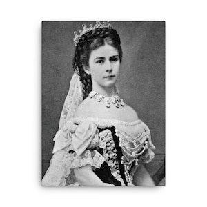 Empress Elisabeth (Sisi) of Austria Canvas Print - Canvas Wall Art