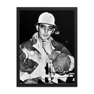 Hunter S. Thompson Framed Print