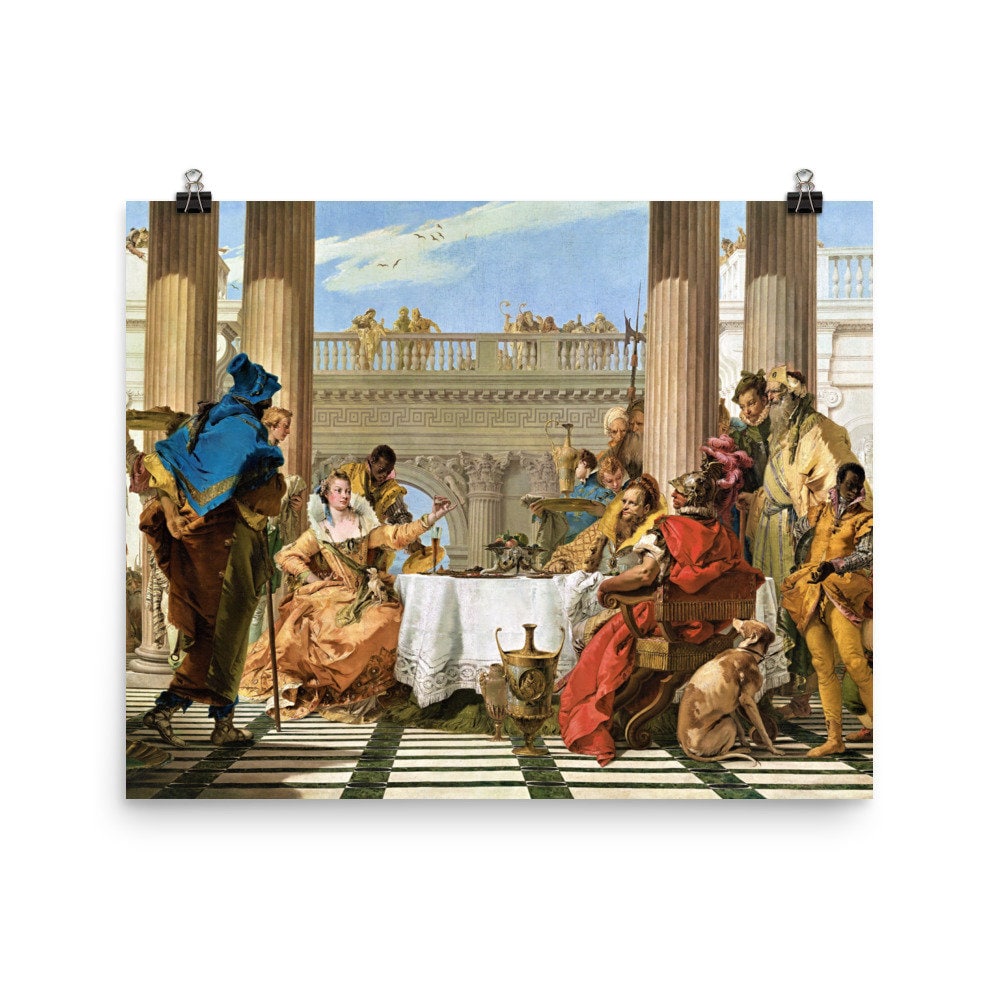 ジョヴァンニ・バティスタ・ティエポロ作「クレオパトラの晩餐会