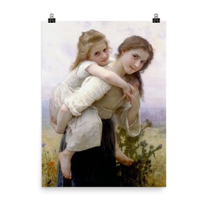 Pleasant Burden by William-Adolphe Bouguereau Poster Print