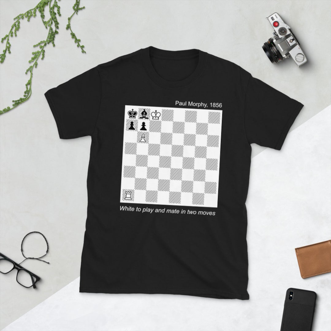 Paul Morphy Greatest of all Time Chess T-Shirt