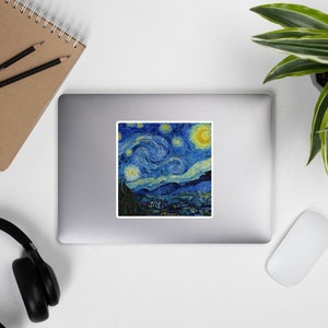 The Starry Night by Vincent van Gogh Sticker