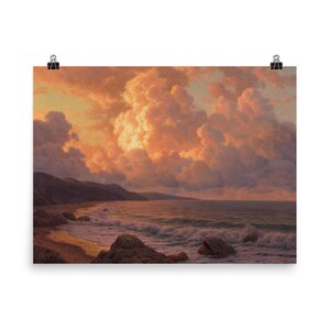 Andante Adriatique Poster Print - Ivan Fedorovich Choultse 1877-1932 - Vintage Winter Landschaft Wand Kunst Dekor