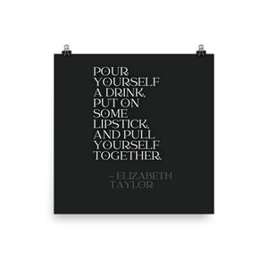Elizabeth Taylor Quotes Poster