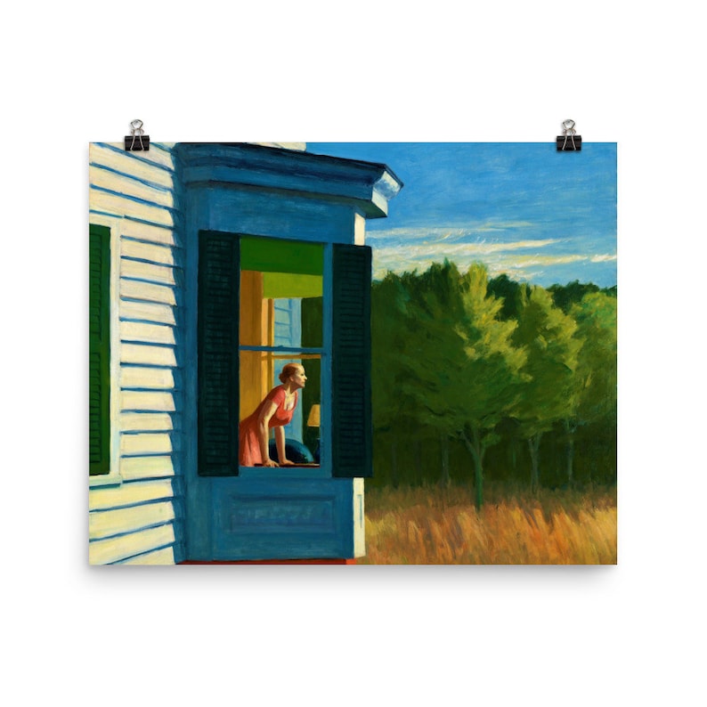 Cape Cod Morning by Edward Hopper Poster Print Etsy
