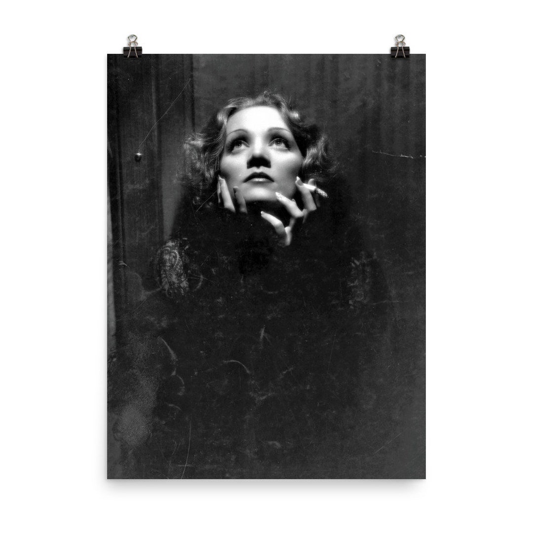 Marlene Dietrich Poster Print - Etsy