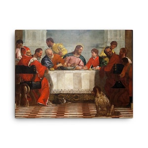 Feast in the House of Levi Canvas Print – Veronese Renaissance Wall Art, Classical Italian Masterpiece Decor