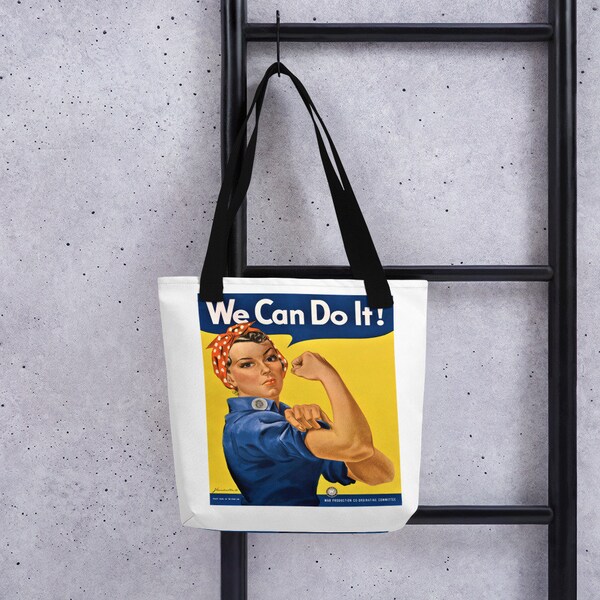 Nous pouvons le faire! Tote Bag - All-Over Print Tote - Rosie the Riveter Gift
