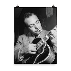 Impresión del cartel de Django Reinhardt