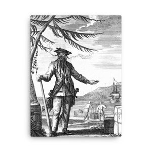 Blackbeard Canvas Print - Canvas Wall Art