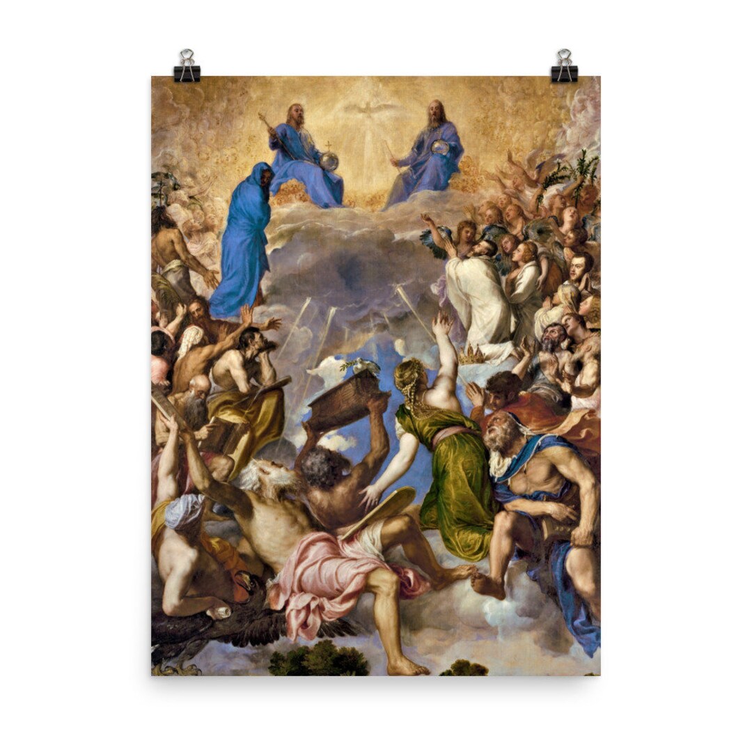 La Gloria by Titian Poster Print Etsy