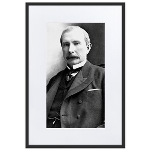 John D. Rockefeller Framed Print with Mat