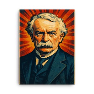 David Lloyd George Canvas Print – Historic British Prime Minister Portrait Wall Art, Unique Political Decor Gift