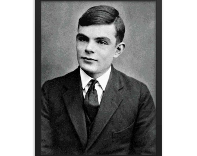 Alan Turing is Busy With Work | Poster | Wall Art | Home Decor | - Etsy ...