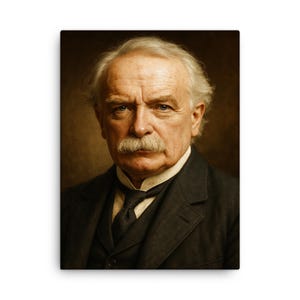 Canvasafdruk David Lloyd George: iconische portretmuurschildering premier WOI