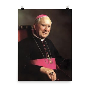 Marcel Lefebvre Poster Druck – 45 cm x 60 cm