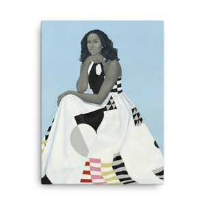 First Lady Michelle Obama Canvas Print
