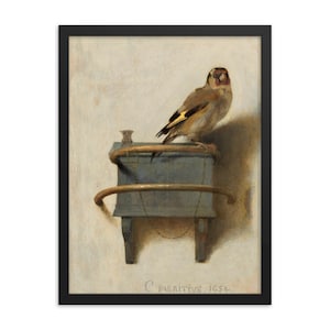 The Goldfinch by Carel Fabritius Framed Print