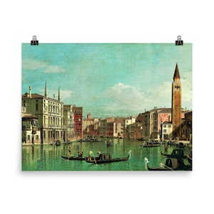 The Grand Canal, Venice by Canaletto Poster Print