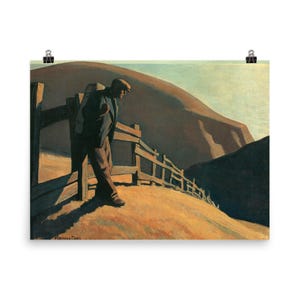 Maynard Dixon &quot;No Place to Go&quot; Poster: Retro Western Art Print