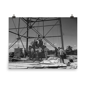 Trinity Device Readied (First Atomic Bomb) Poster Print