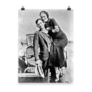Bonnie and Clyde Poster Print