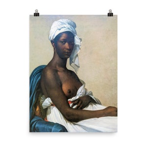 Cópia do cartaz do retrato de Madeleine por Marie-Guillemine Benoist