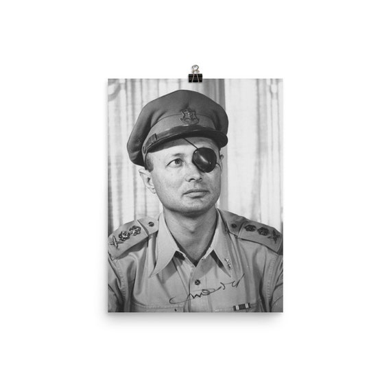 モシェ・ダヤン ポスタープリント - Etsy 日本