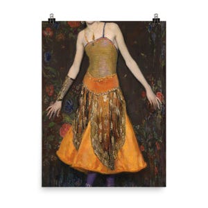 Jeanne Cartier von Francis Luis Mora 1916 Poster Print - Vintage Kunst Wanddekoration für Zuhause & Büro
