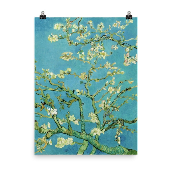 Fleur d'amandier par Vincent Van Gogh Poster Print