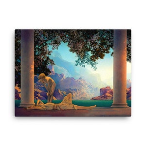 Daybreak by Maxfield Parrish Canvas Print - Canvas Wall Art