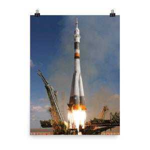Soyuz Rocket Launch Poster Print