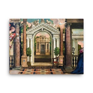 The Annunciation by Paolo Veronese Canvas Print - Canvas Wall Art