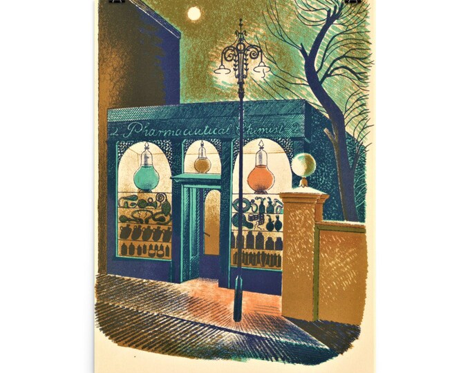 The Eric Ravilious High Street Postcard Collection (part I). - Etsy UK