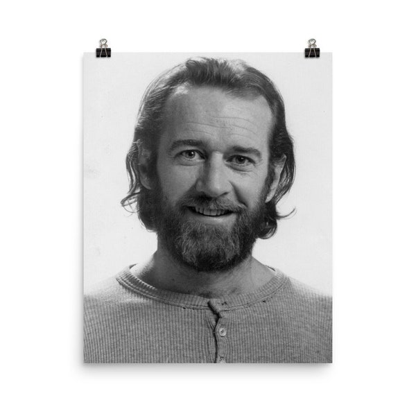 George Carlin Poster Druck